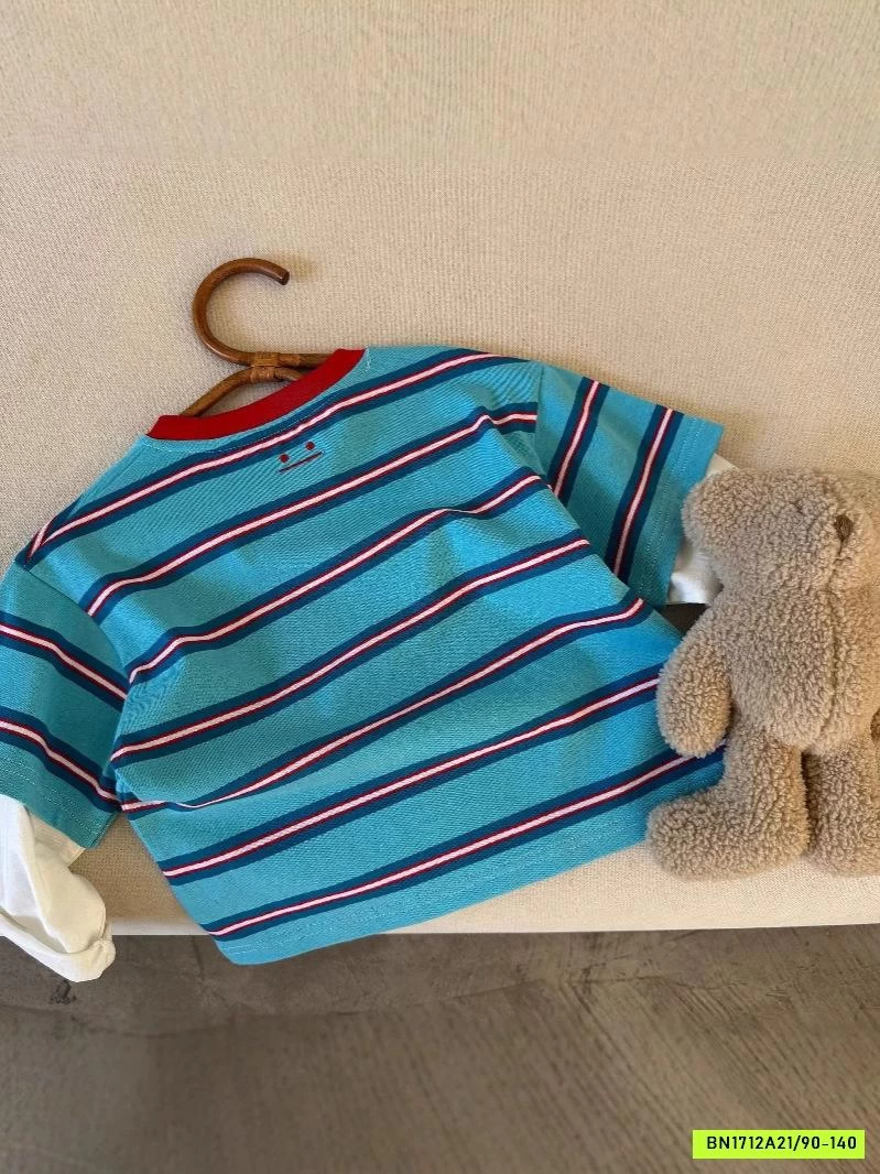 ÁO THUN XANH KẺ GIẢ 2 LỚP