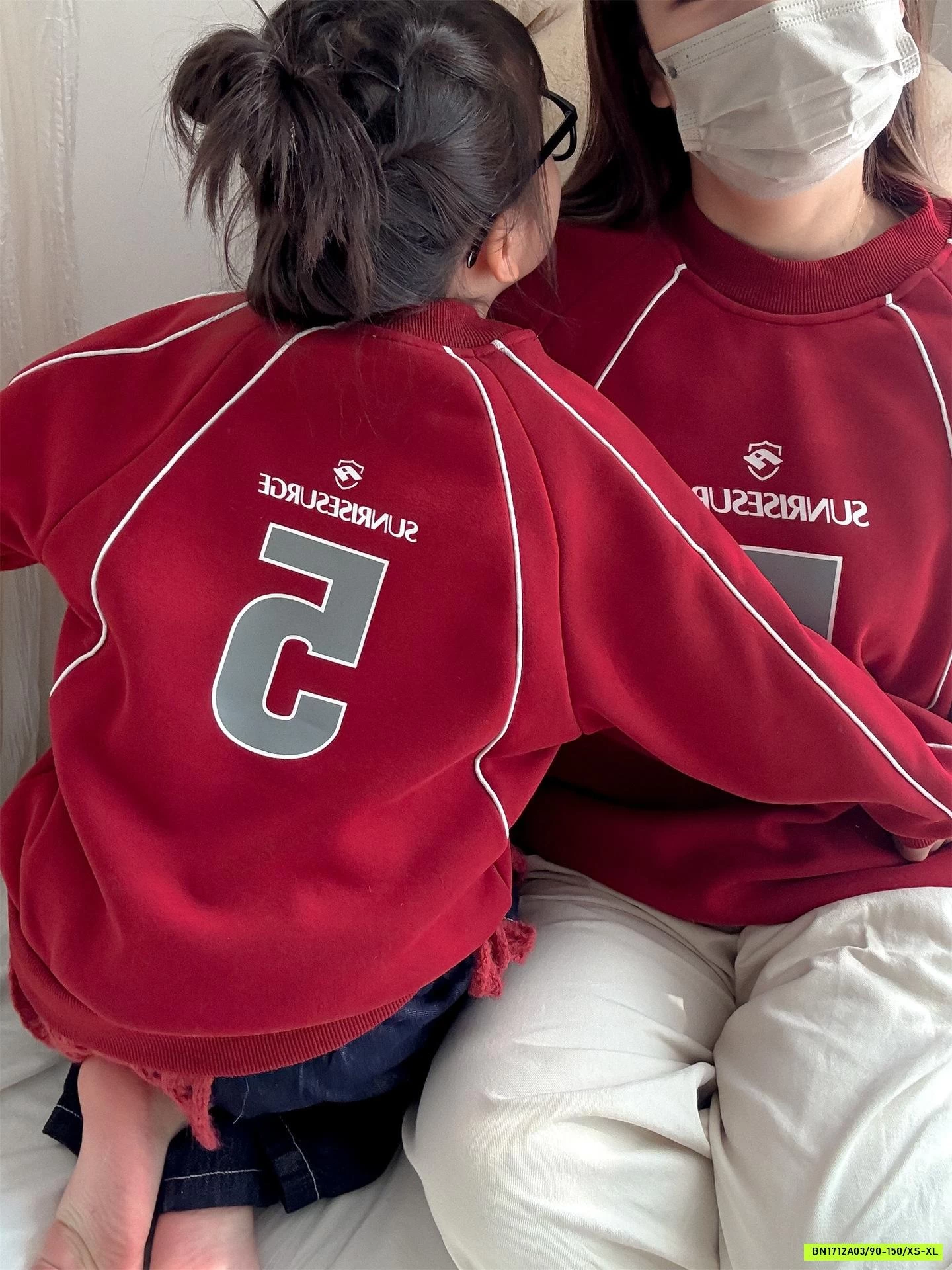 ÁO NỈ SỐ 5 LÓT LÔNG CỪU MẸ BÉ