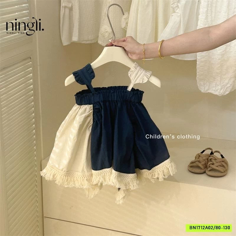 ĐẦM MORI 2 DÂY PHỐI MÀU