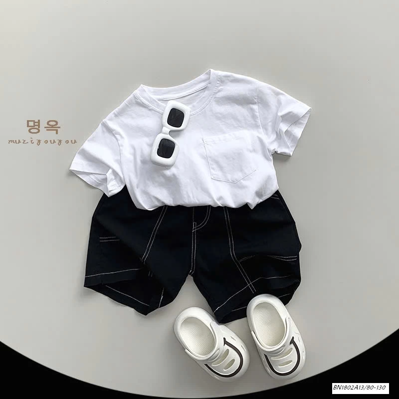 SHORT THÔ MỀM CHỈ NỔI KOREA