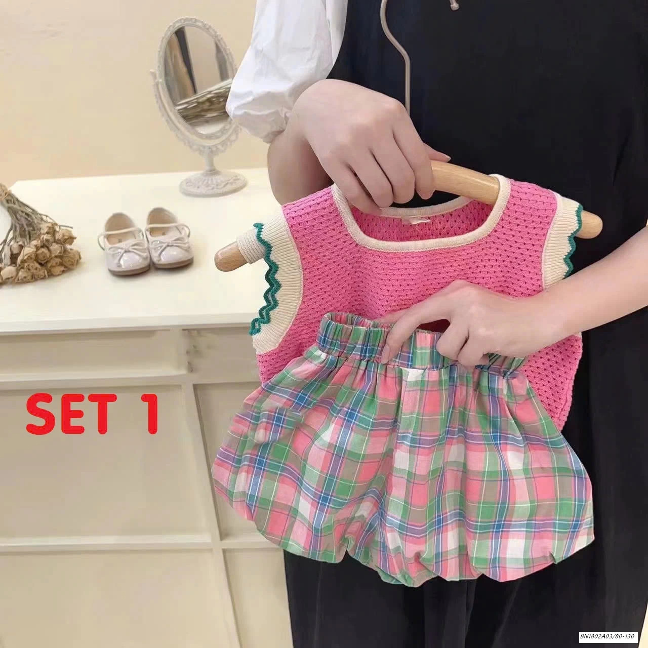 SÉT BỘ HÈ QUẦN BÍ HOA