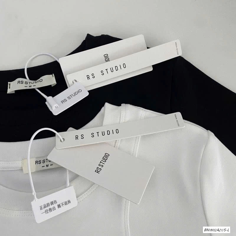 ÁO THUN CỔ TRÒN NẸP EO