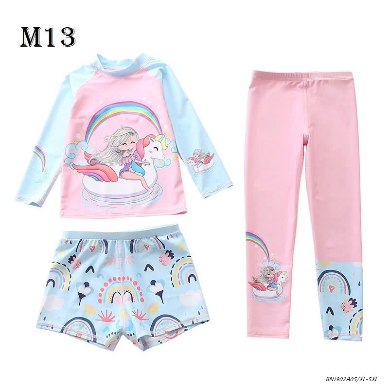 SET ĐỒ BƠI BÉ GÁI 3 CHI TIẾT