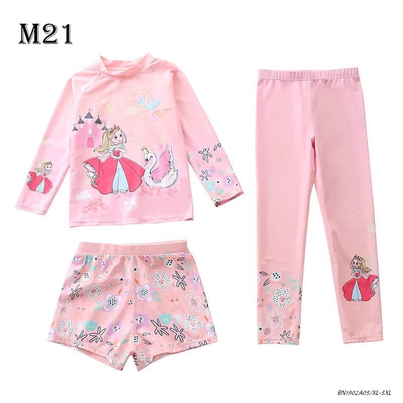 SET ĐỒ BƠI BÉ GÁI 3 CHI TIẾT