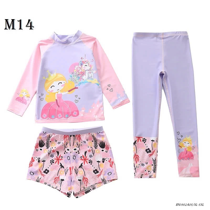 SET ĐỒ BƠI BÉ GÁI 3 CHI TIẾT