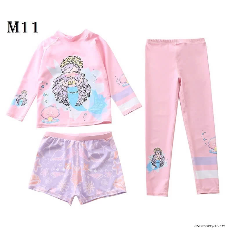 SET ĐỒ BƠI BÉ GÁI 3 CHI TIẾT