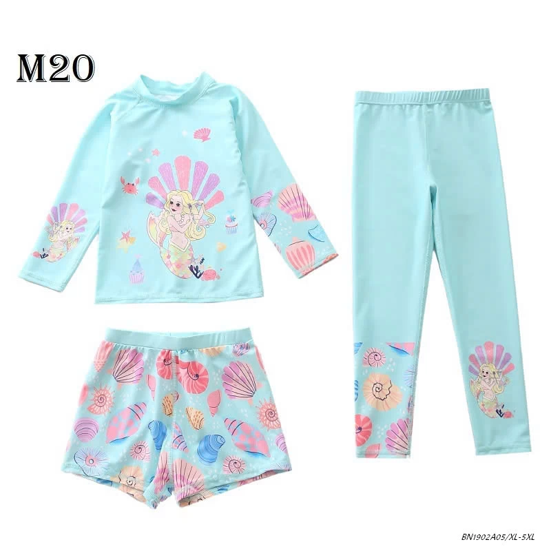 SET ĐỒ BƠI BÉ GÁI 3 CHI TIẾT