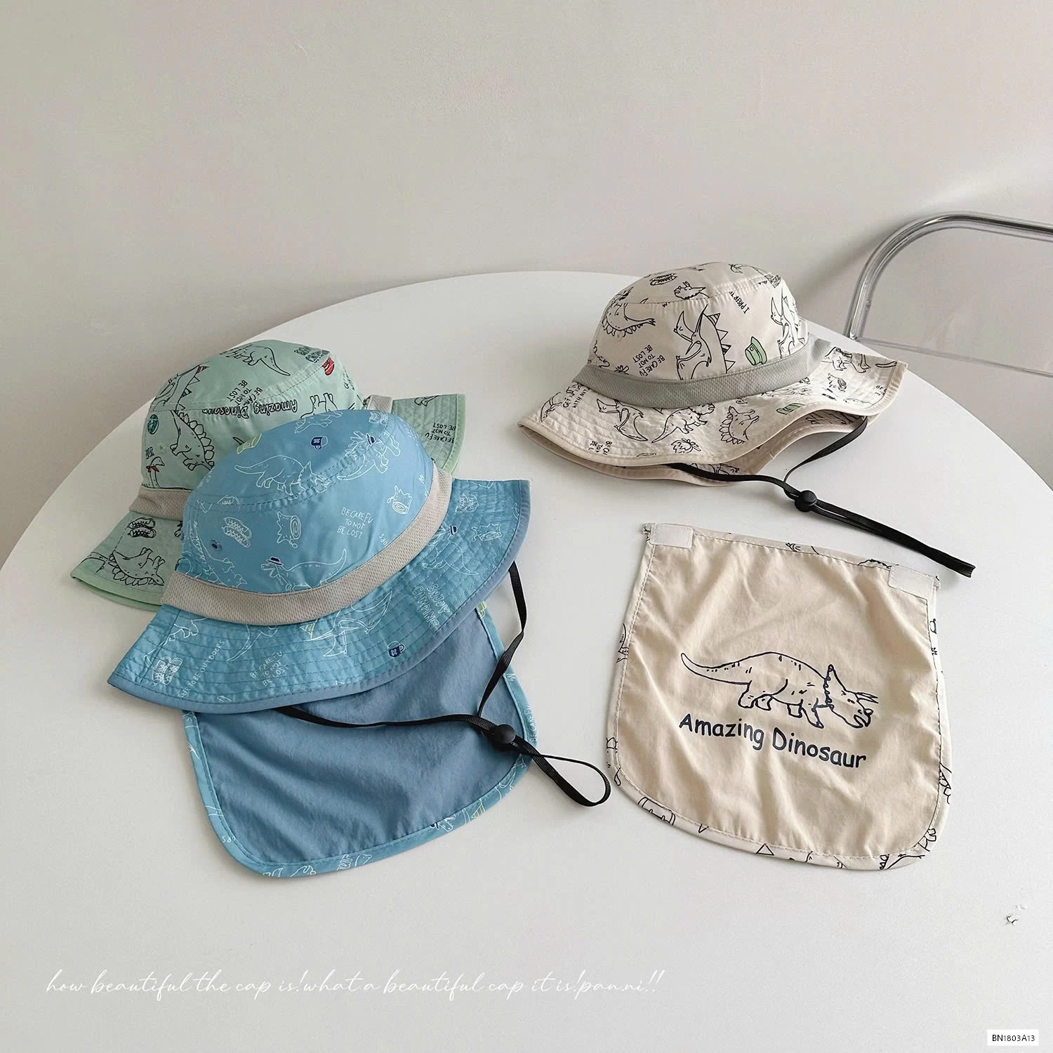 MŨ CHỐNG NẮNG KÈM VẠT CHE KHỦNG LONG