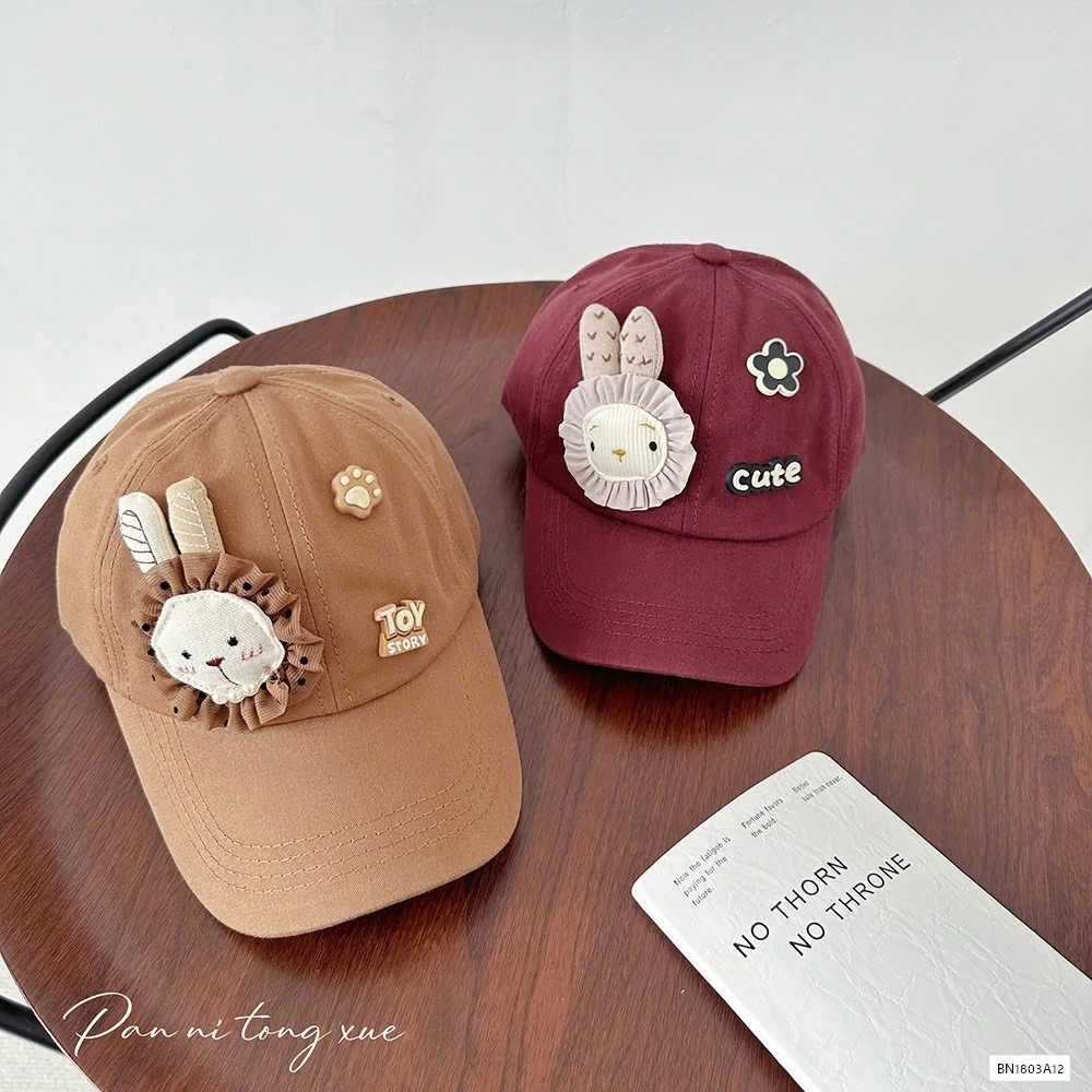 MŨ KẾT GẮN GẤU BÔNG