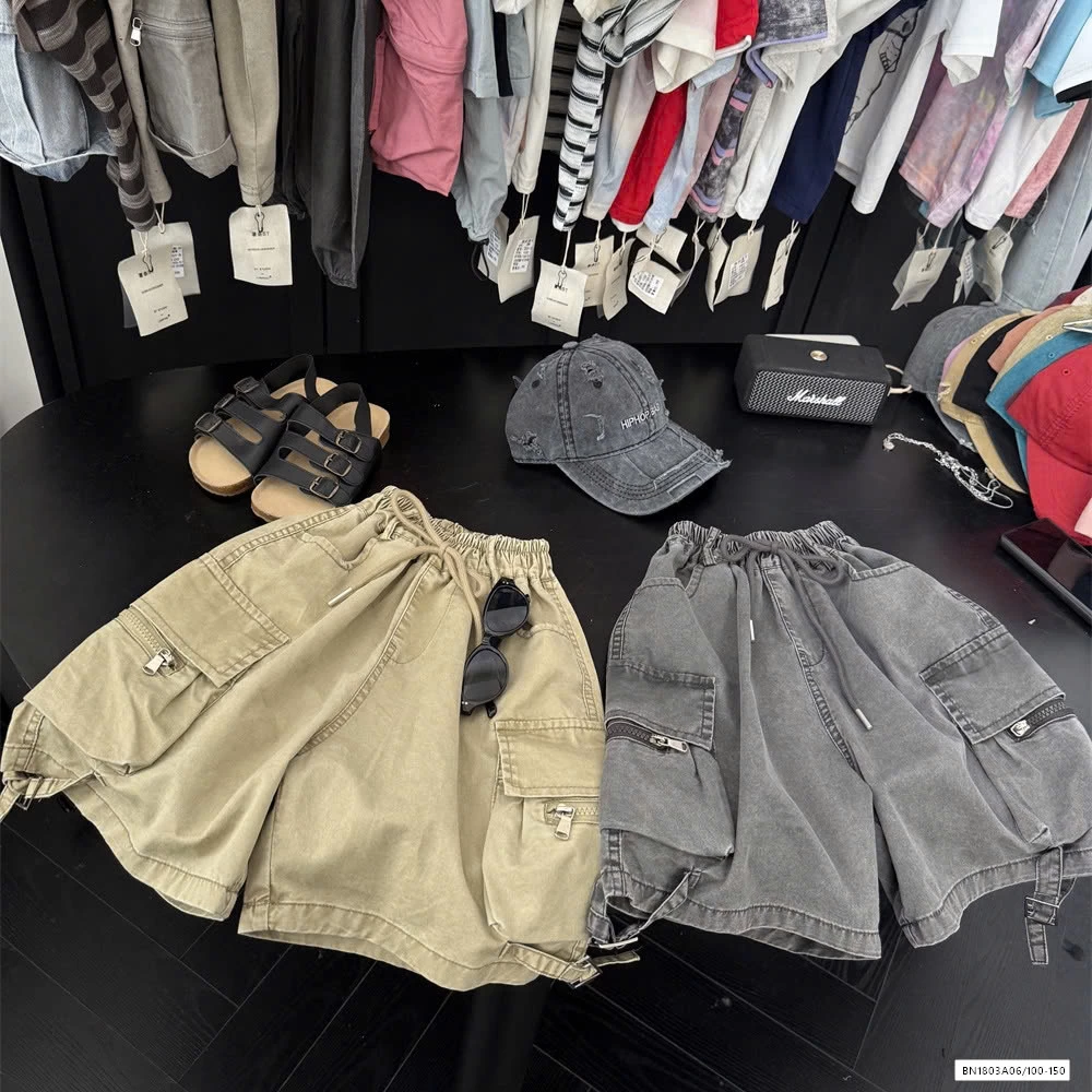 SHORT JEANS TÚI HỘP CÁ TÍNH