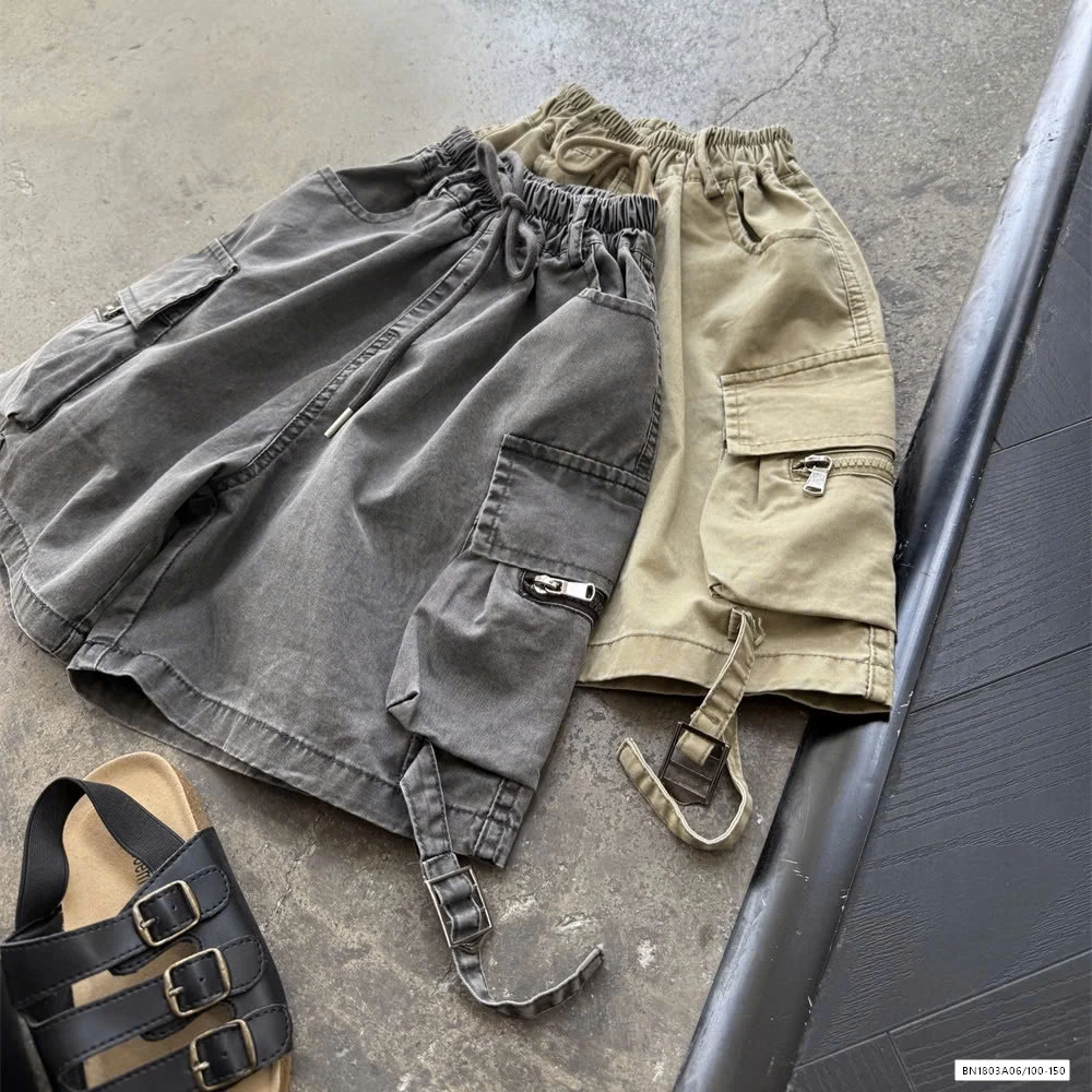 SHORT JEANS TÚI HỘP CÁ TÍNH