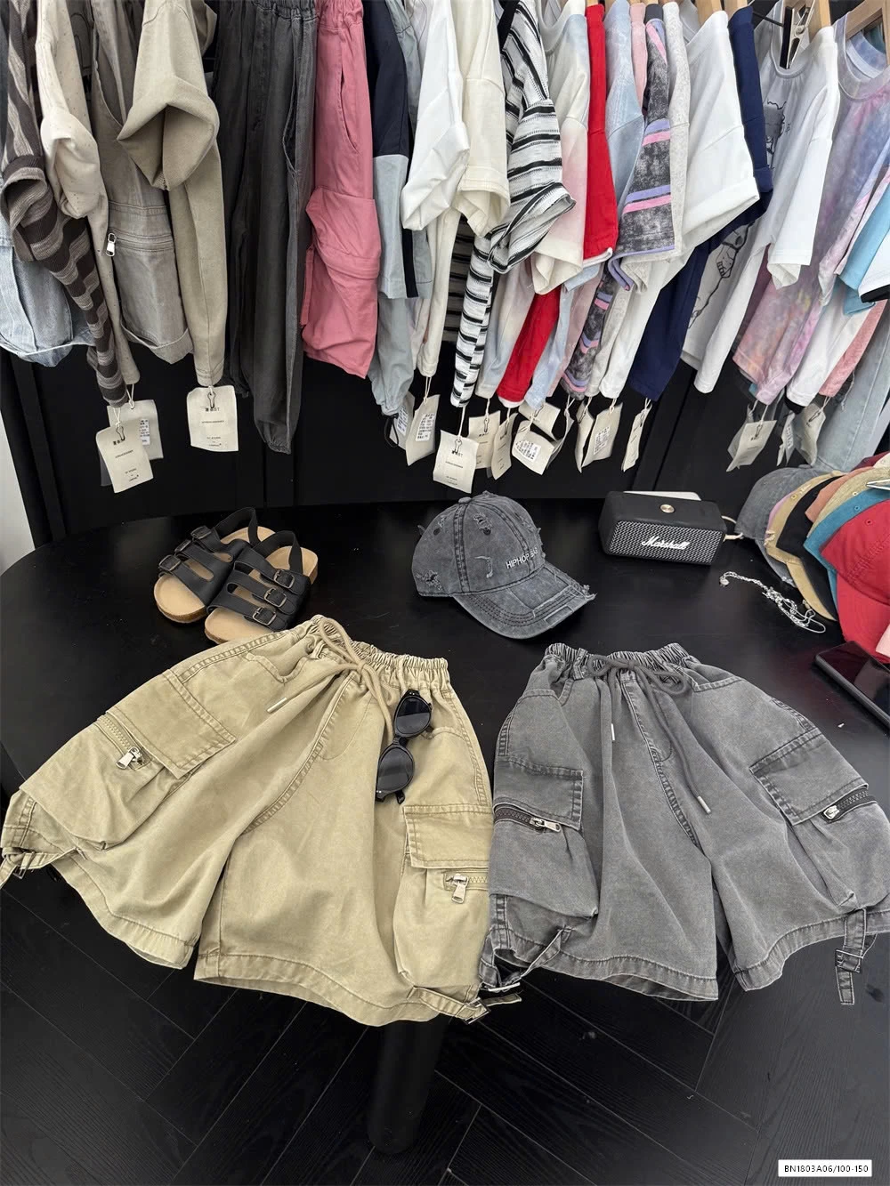 SHORT JEANS TÚI HỘP CÁ TÍNH