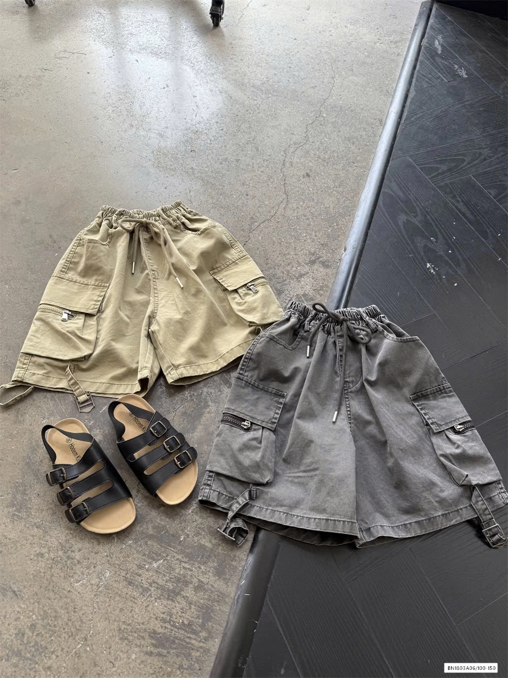 SHORT JEANS TÚI HỘP CÁ TÍNH