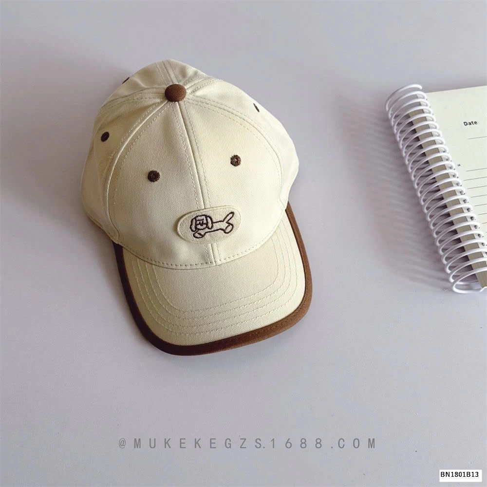 MŨ KẾT VIỀN MÀU LOGO CÚN