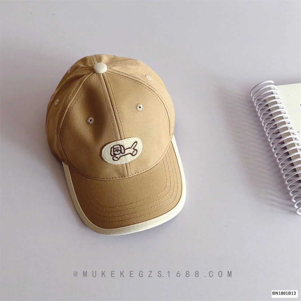 MŨ KẾT VIỀN MÀU LOGO CÚN