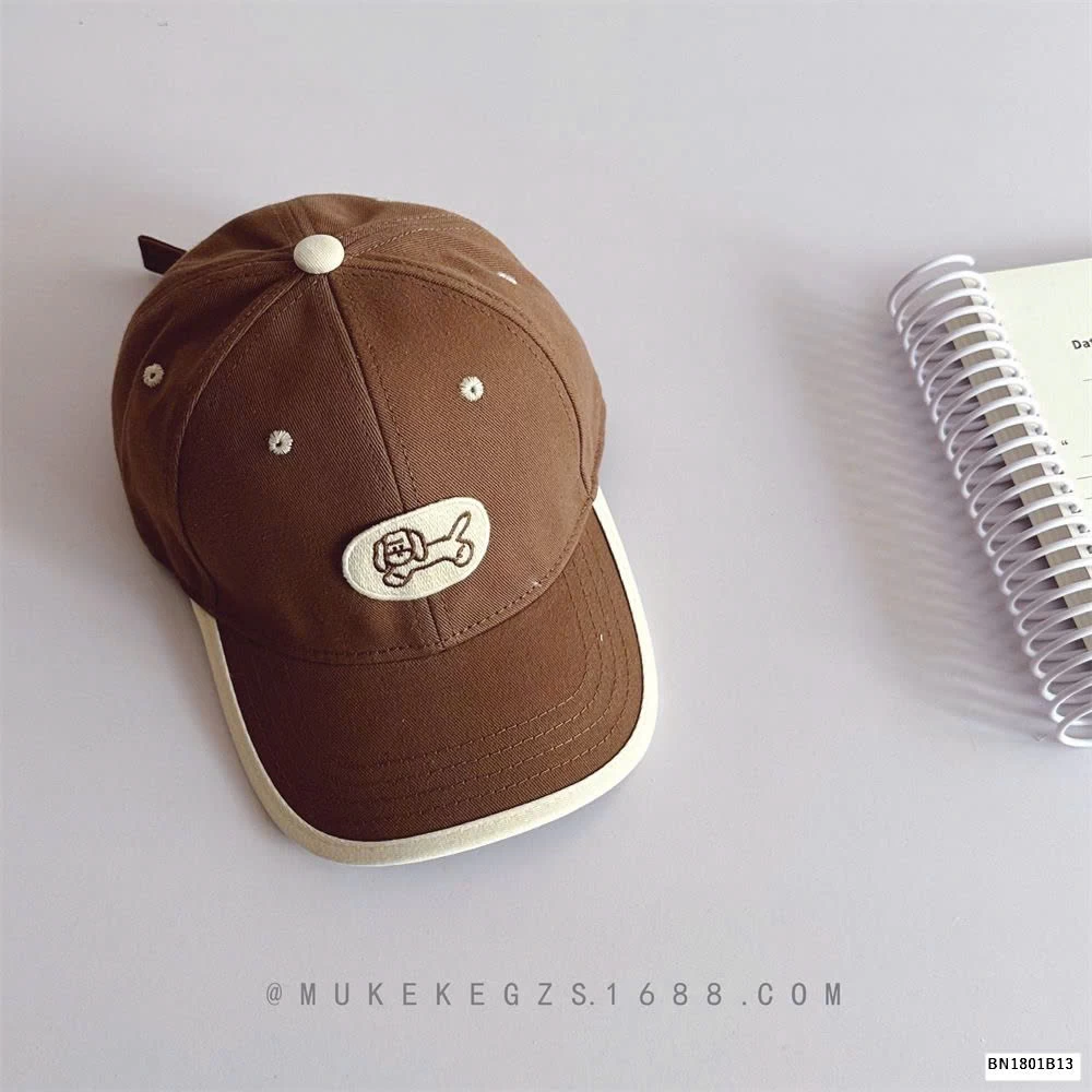 MŨ KẾT VIỀN MÀU LOGO CÚN