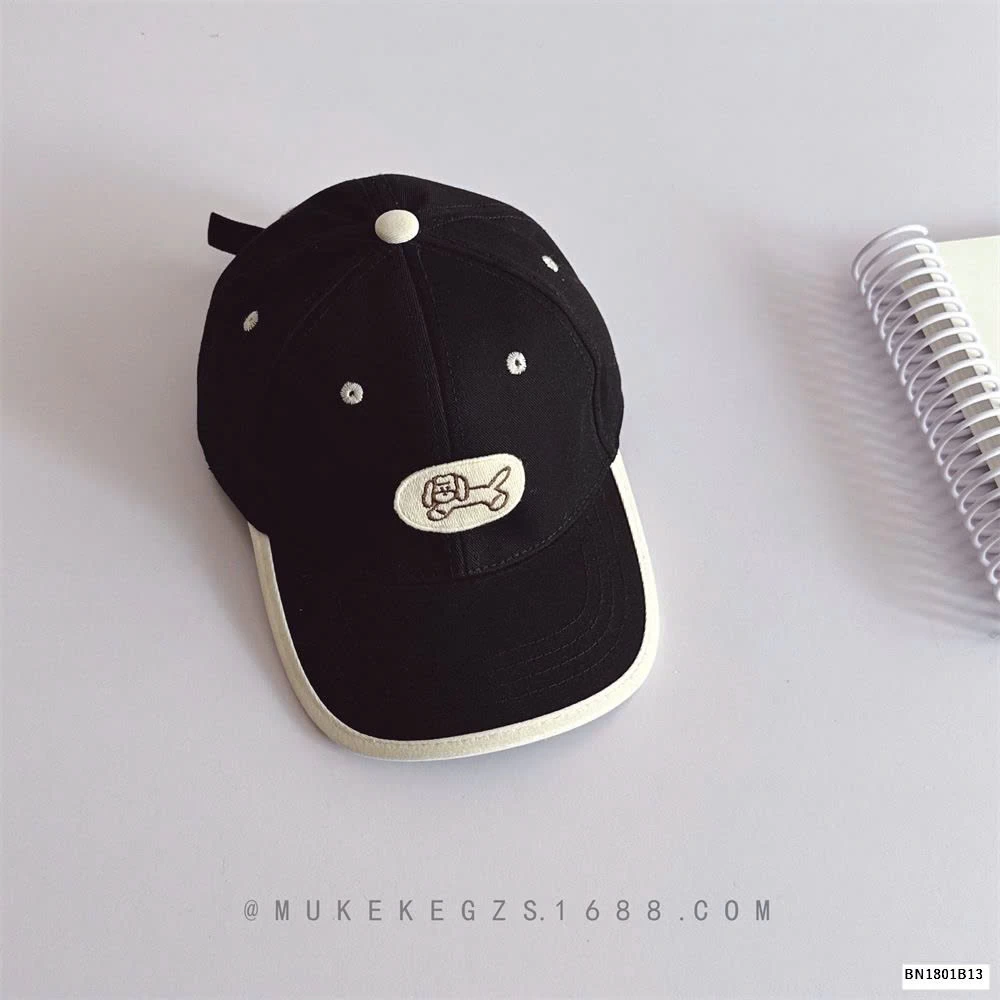 MŨ KẾT VIỀN MÀU LOGO CÚN