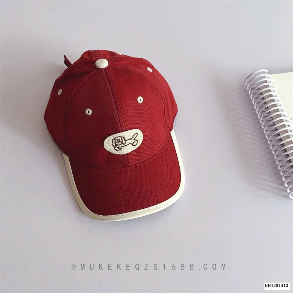 MŨ KẾT VIỀN MÀU LOGO CÚN