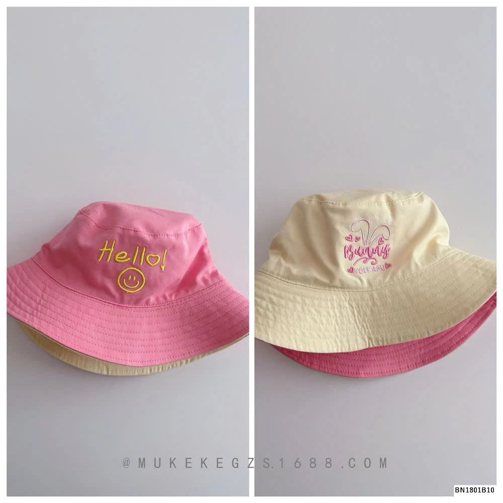 MŨ BÈO 2 MẶT DỄ THƯƠNG BÉ GÁI