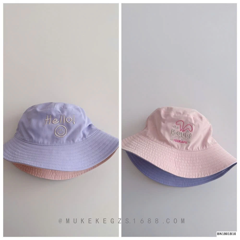MŨ BÈO 2 MẶT DỄ THƯƠNG BÉ GÁI