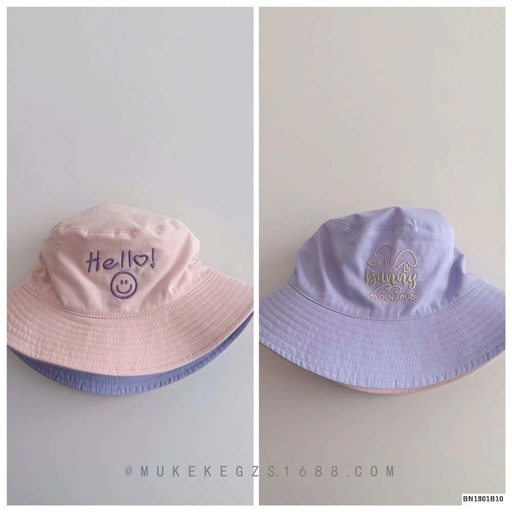 MŨ BÈO 2 MẶT DỄ THƯƠNG BÉ GÁI