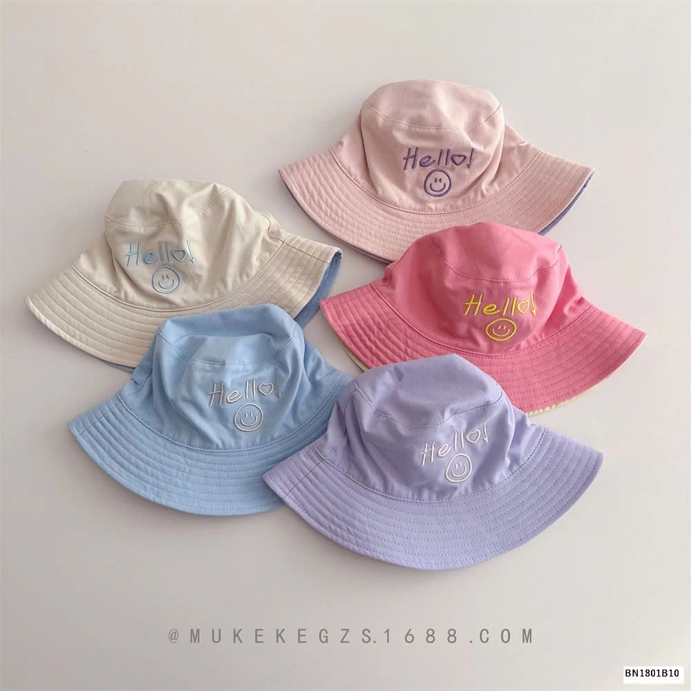 MŨ BÈO 2 MẶT DỄ THƯƠNG BÉ GÁI