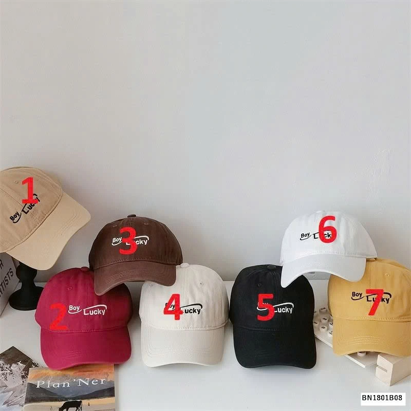 Mũ lưỡi chai Boy Lucky