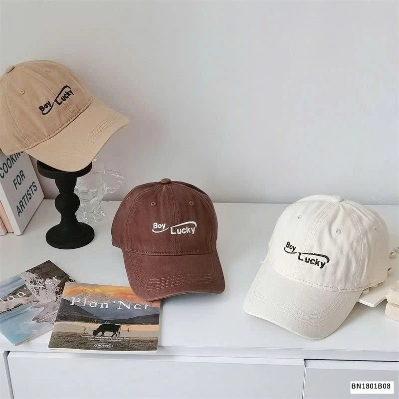 Mũ lưỡi chai Boy Lucky