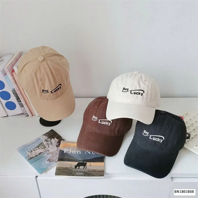 Mũ lưỡi chai Boy Lucky