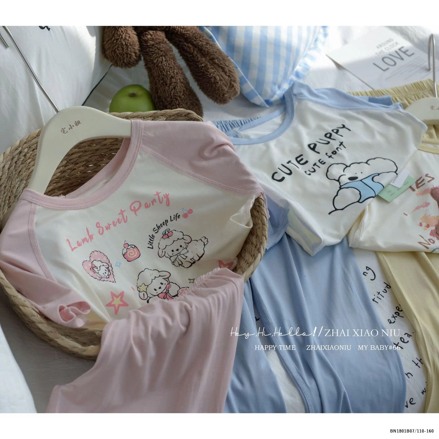 Bộ mặc nhà hàn quốc cho bé