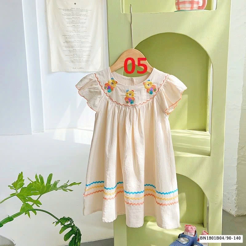 BST VÁY THÔ HỌA TIẾT DỄ THƯƠNG