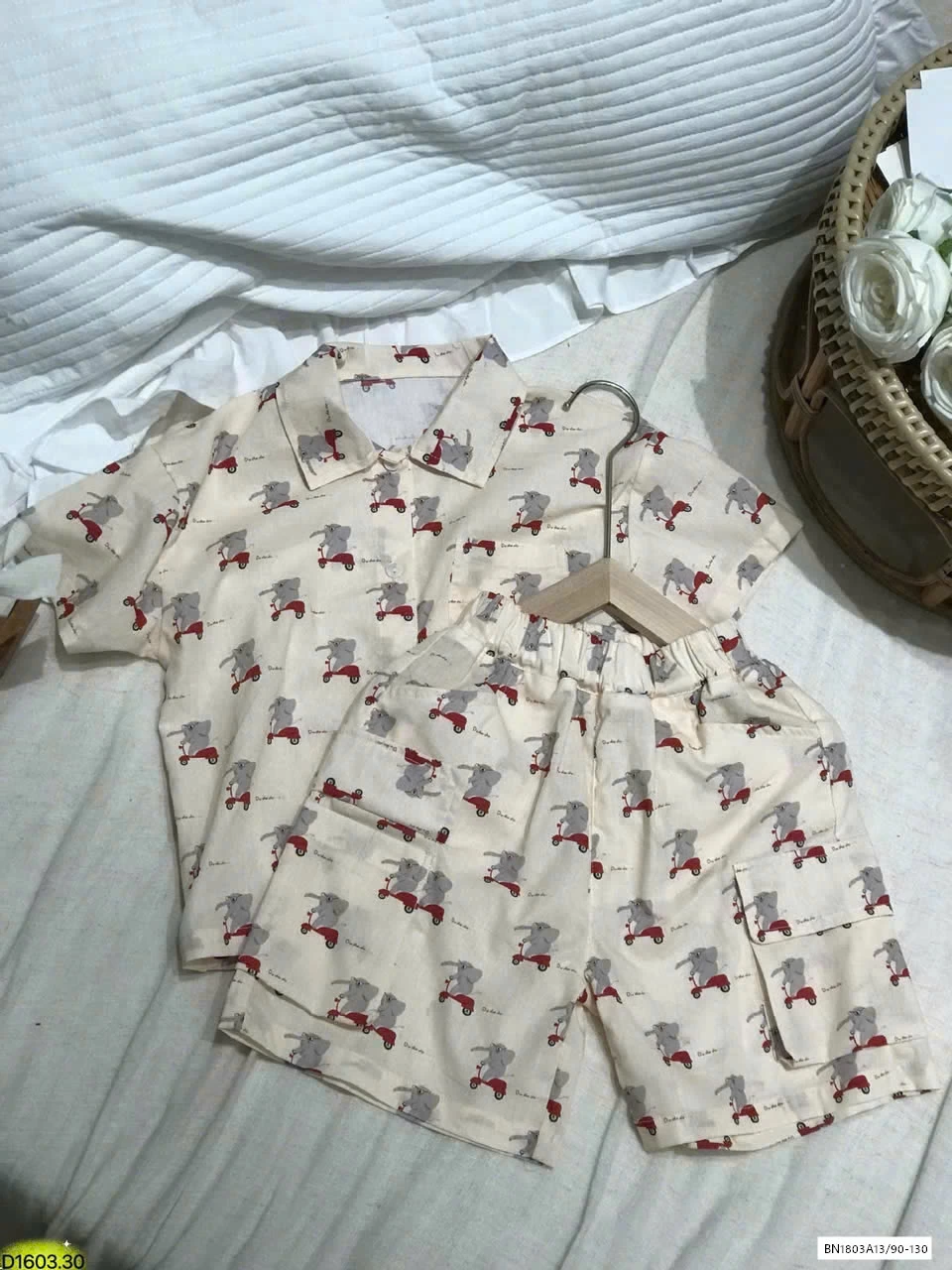 SET BỘ BÉ HOẠ TIẾT LINANXI