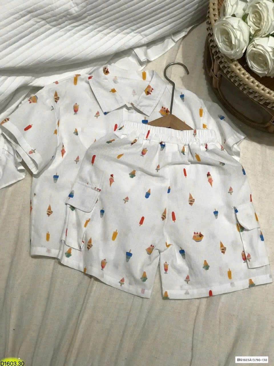 SET BỘ BÉ HOẠ TIẾT LINANXI