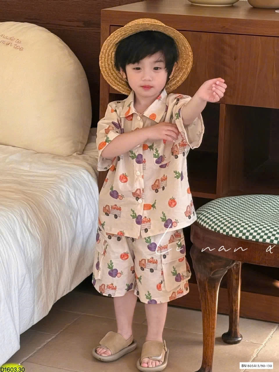 SET BỘ BÉ HOẠ TIẾT LINANXI