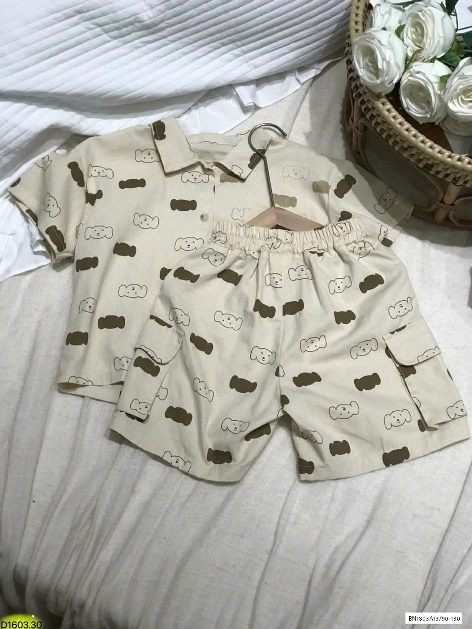 SET BỘ BÉ HOẠ TIẾT LINANXI