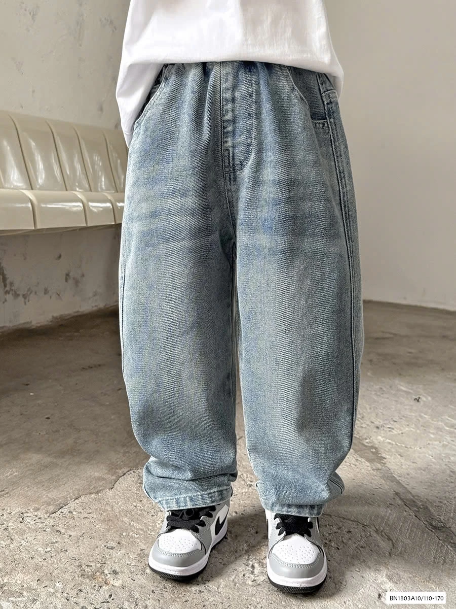 JEANS SUÔNG IN SỐ NỔI