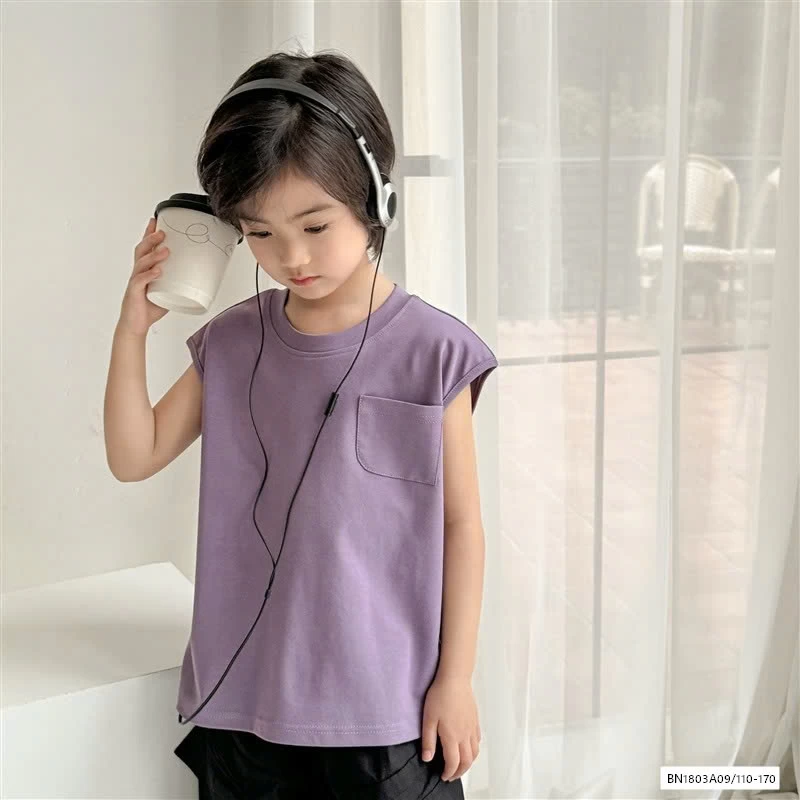 TANKTOP TRƠN MÀU TÚI NGỰC