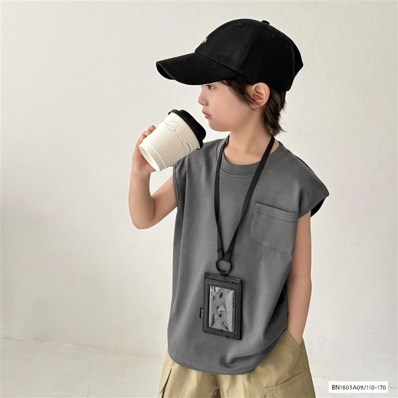 TANKTOP TRƠN MÀU TÚI NGỰC