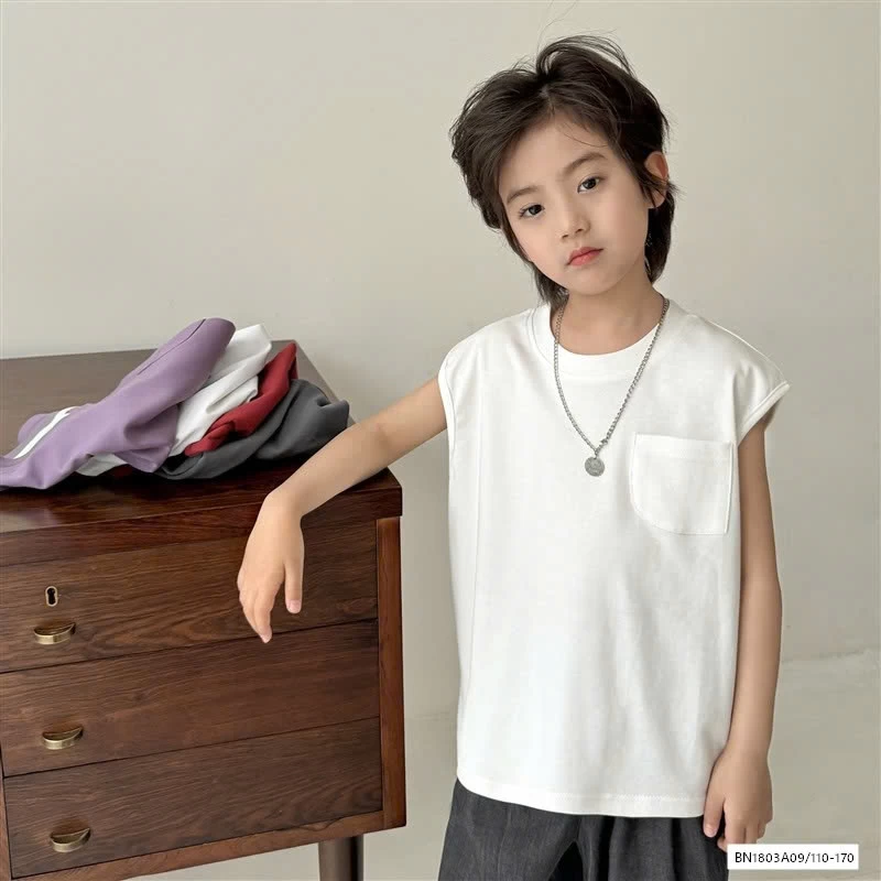 TANKTOP TRƠN MÀU TÚI NGỰC