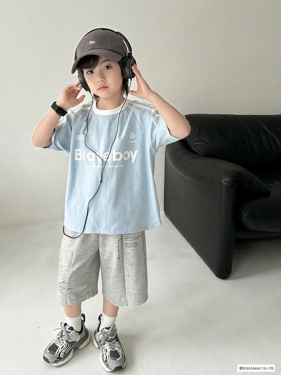 ÁO THUN SỌC VAI BRAVEBOY