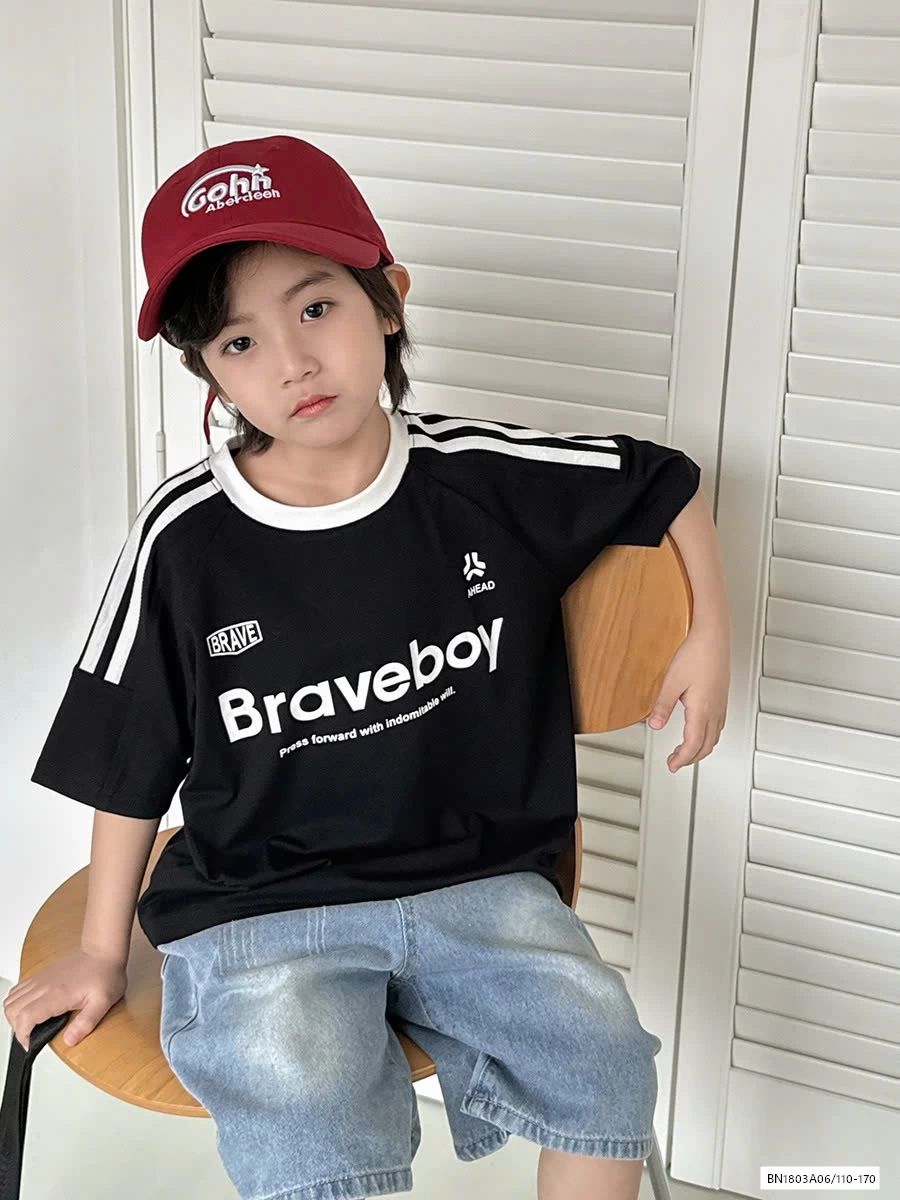 ÁO THUN SỌC VAI BRAVEBOY