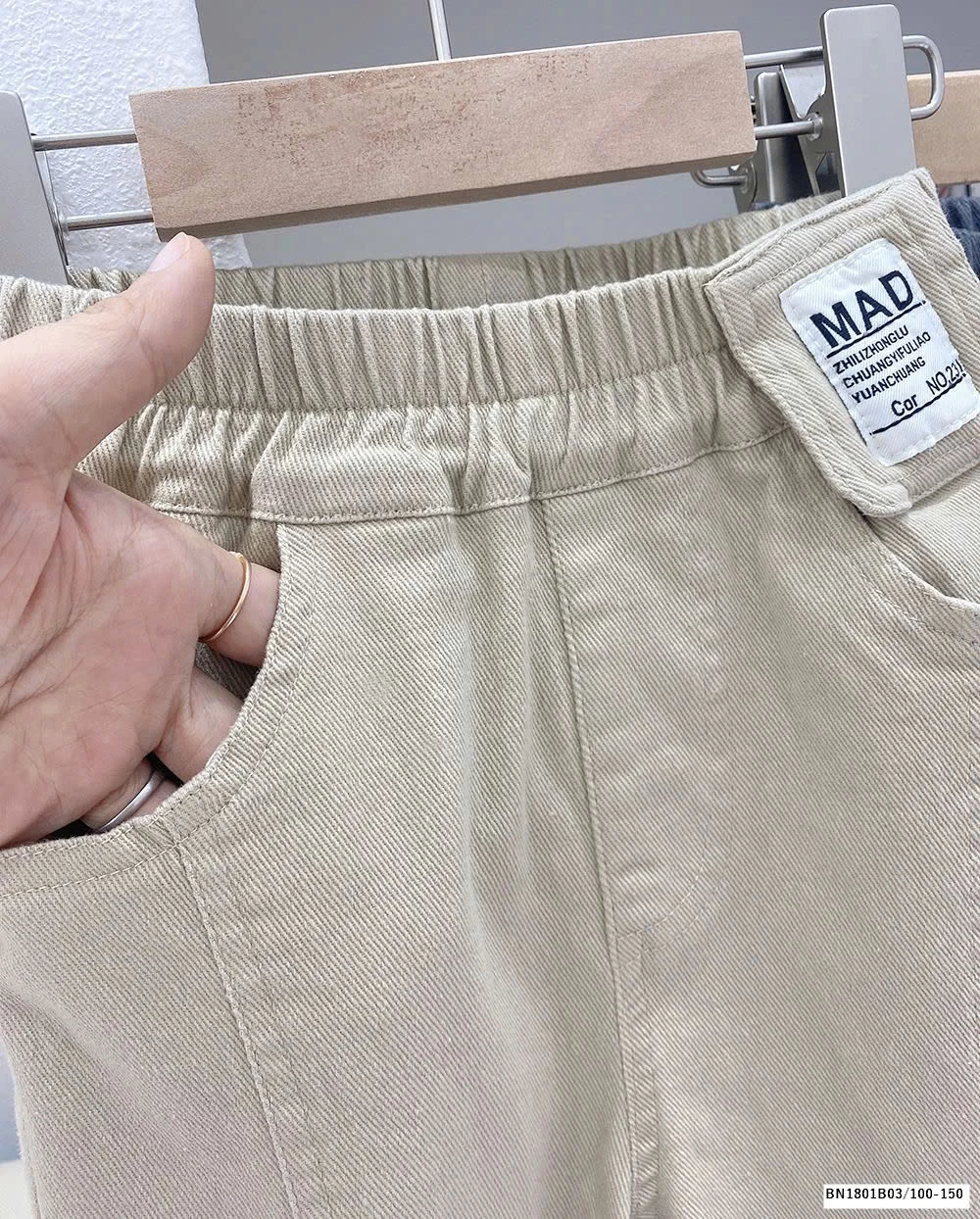 QUẦN BAGGY TÚI CHÉO GÂN TRƯỚC KACADY