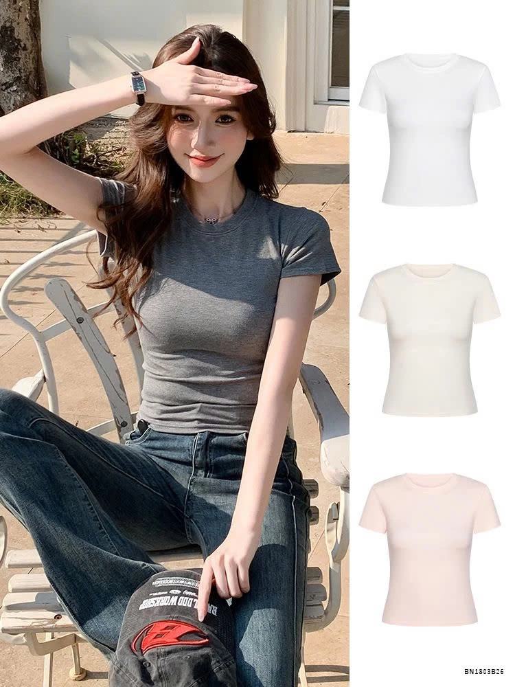 ÁO THUN TRƠN CỔ TRÒN