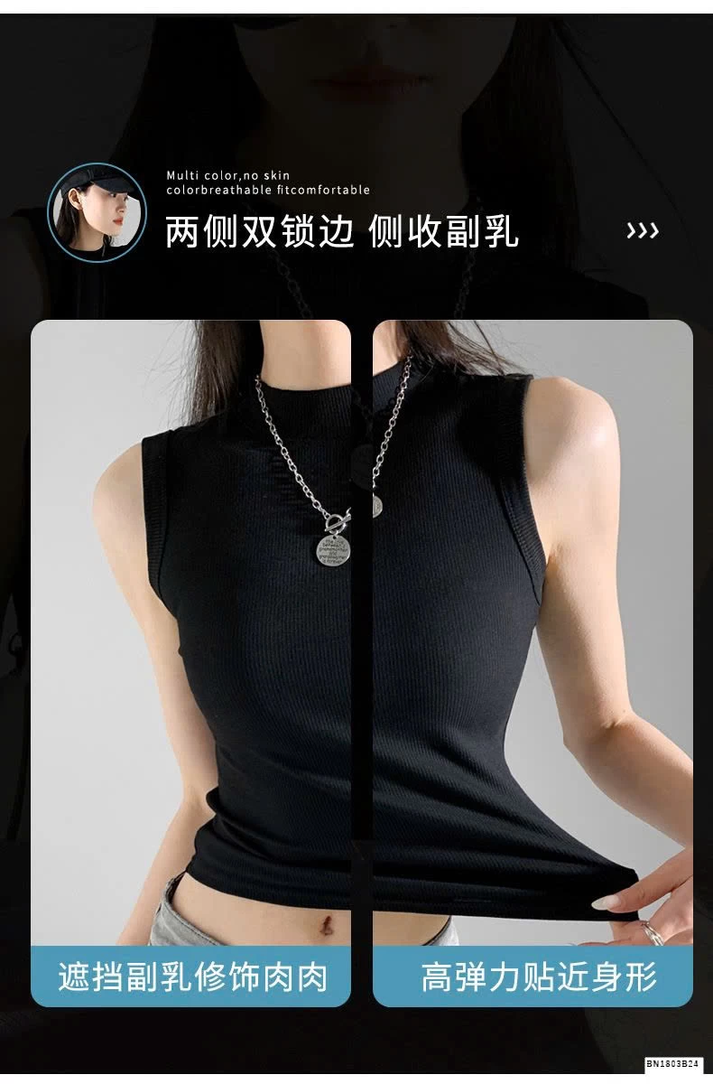 ÁO BA LỖ THUN GÂN TĂM