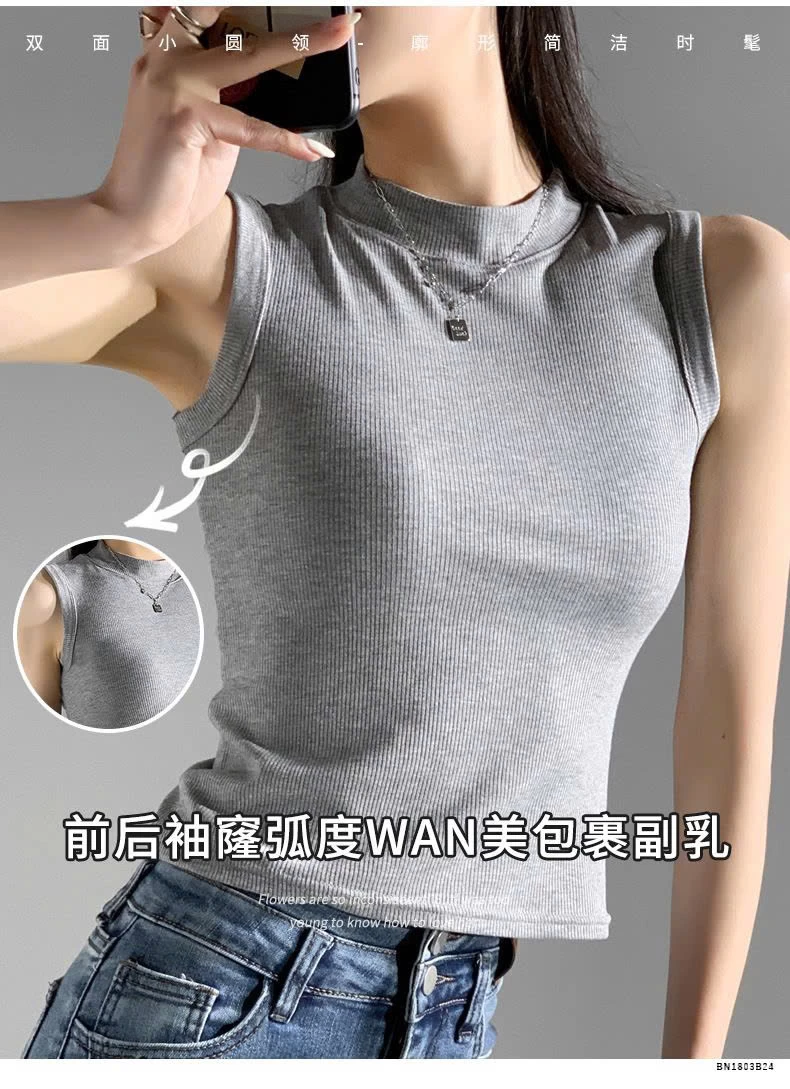 ÁO BA LỖ THUN GÂN TĂM