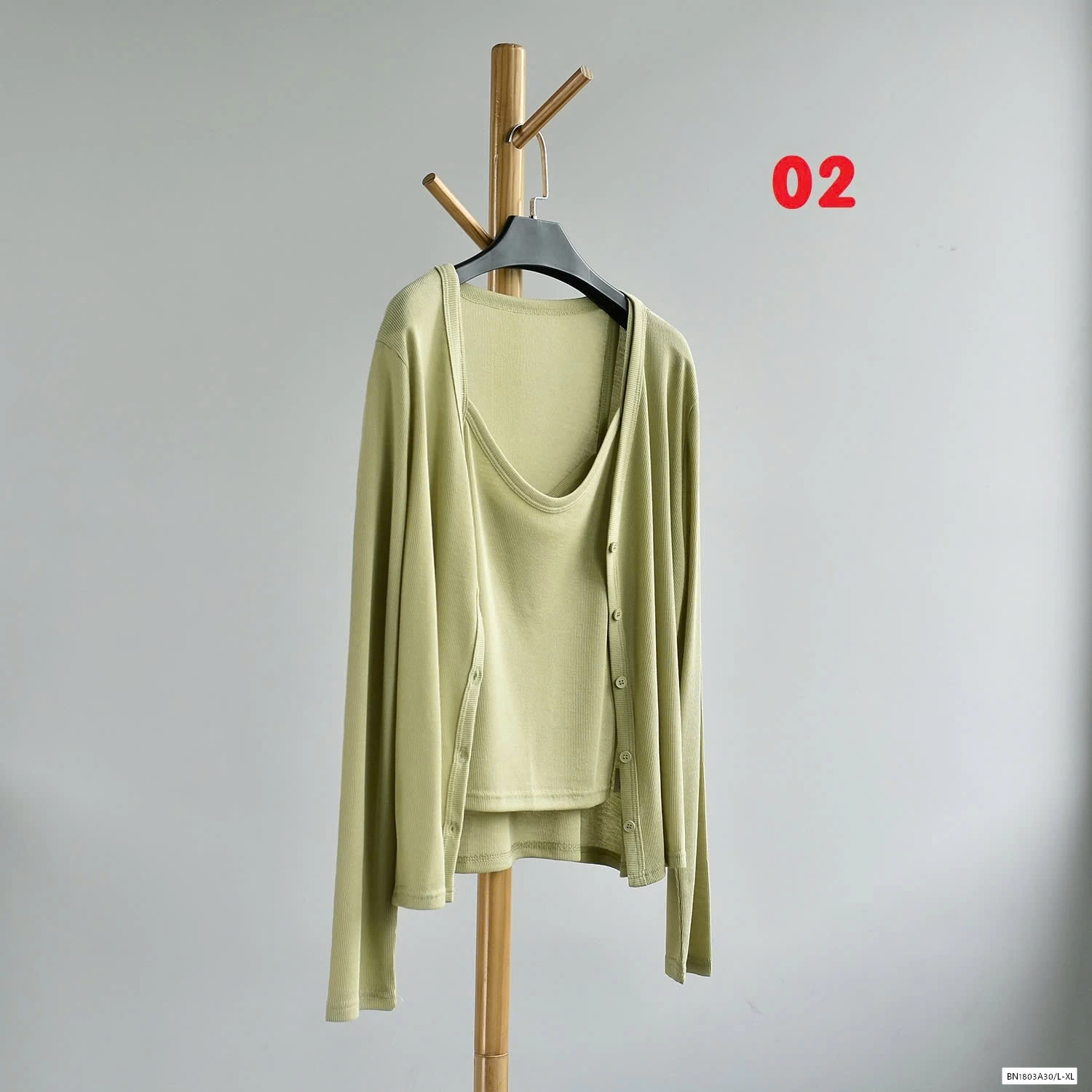 SÉT CARDIGAN+ÁO 2 DÂY