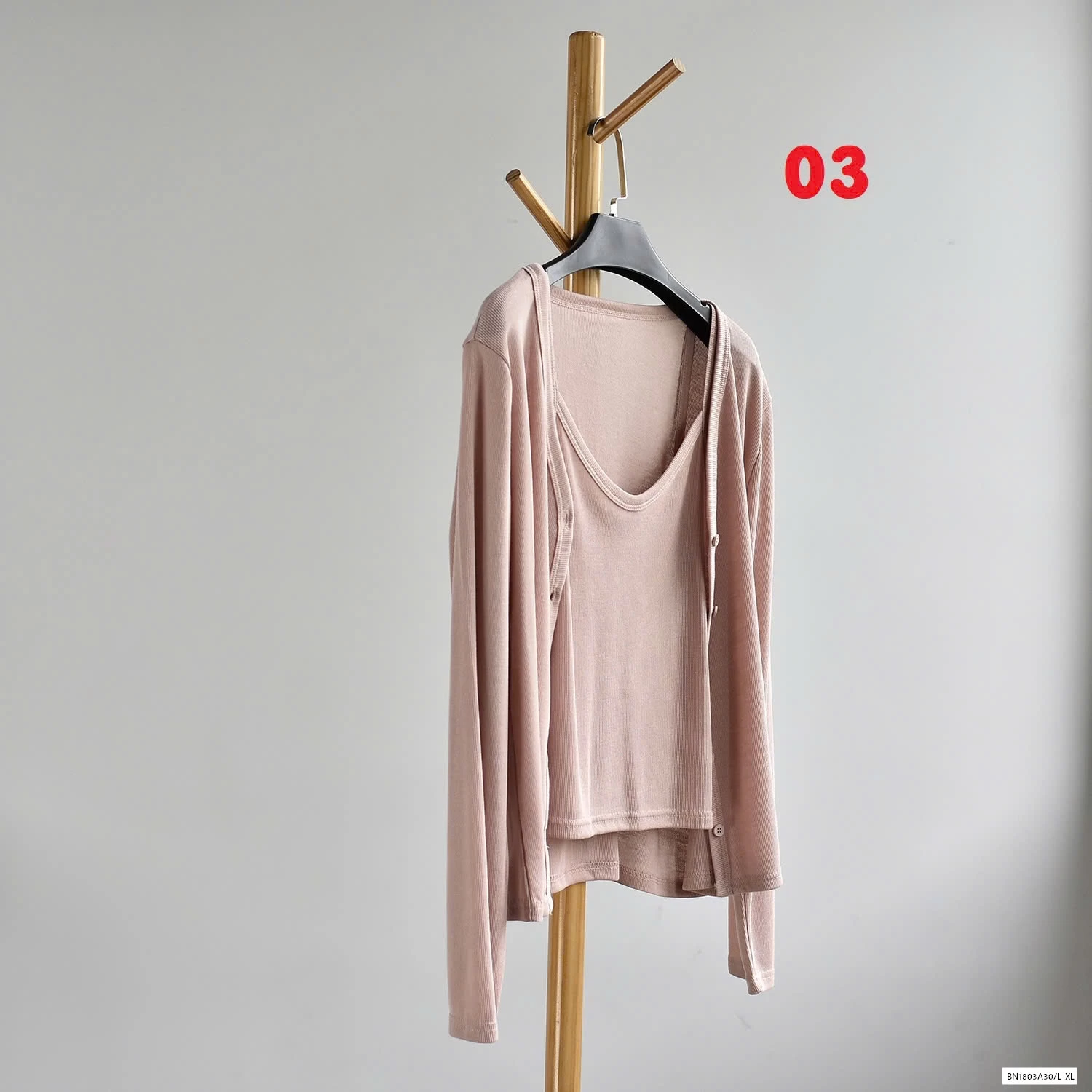 SÉT CARDIGAN+ÁO 2 DÂY