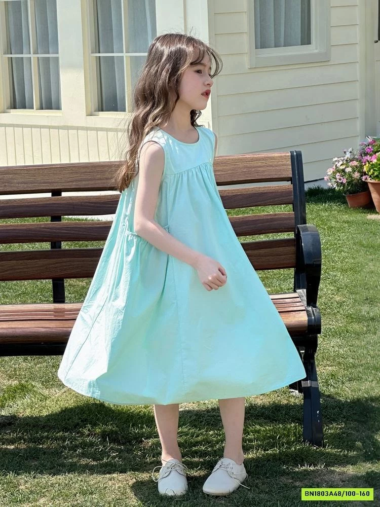 ĐẦM THÔ XÒE XANH MINT CAO CẤP