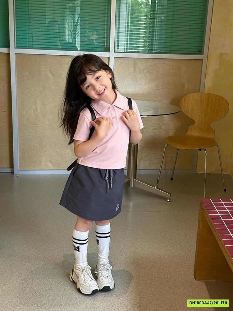 POLO CROPTOP THÊU OLA 25D156 AMBB