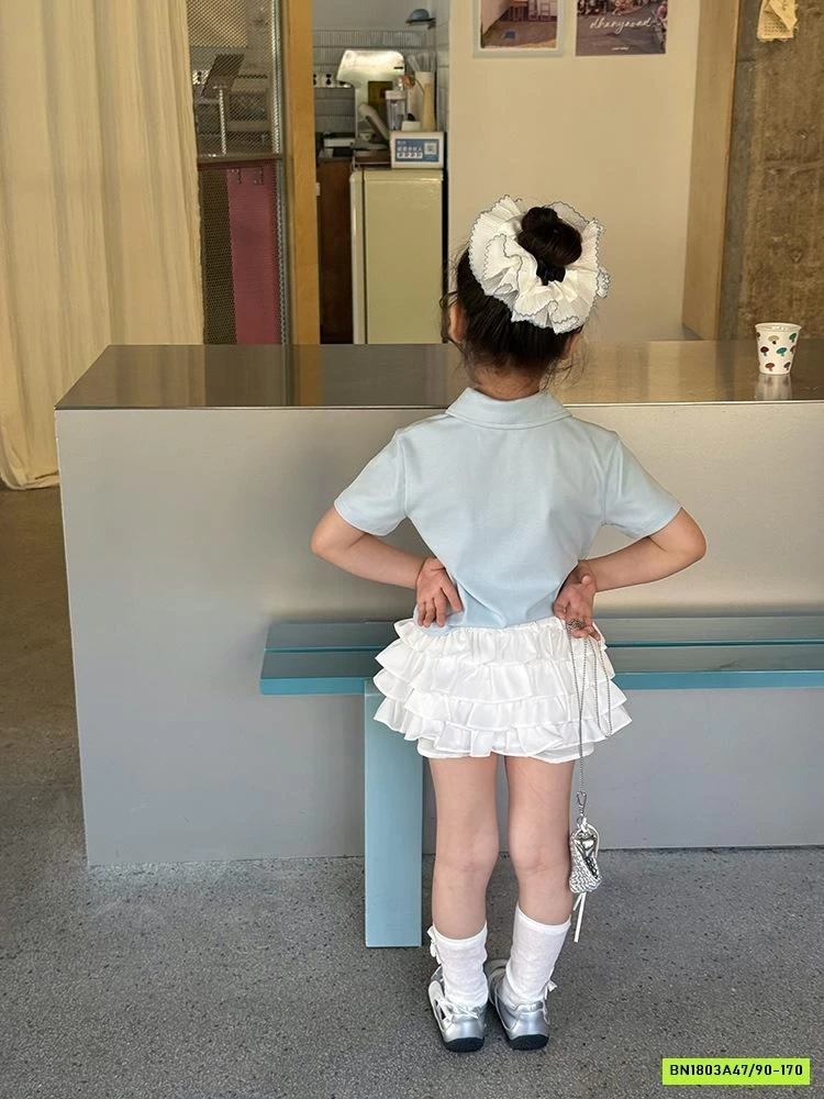 POLO CROPTOP THÊU OLA 25D156 AMBB